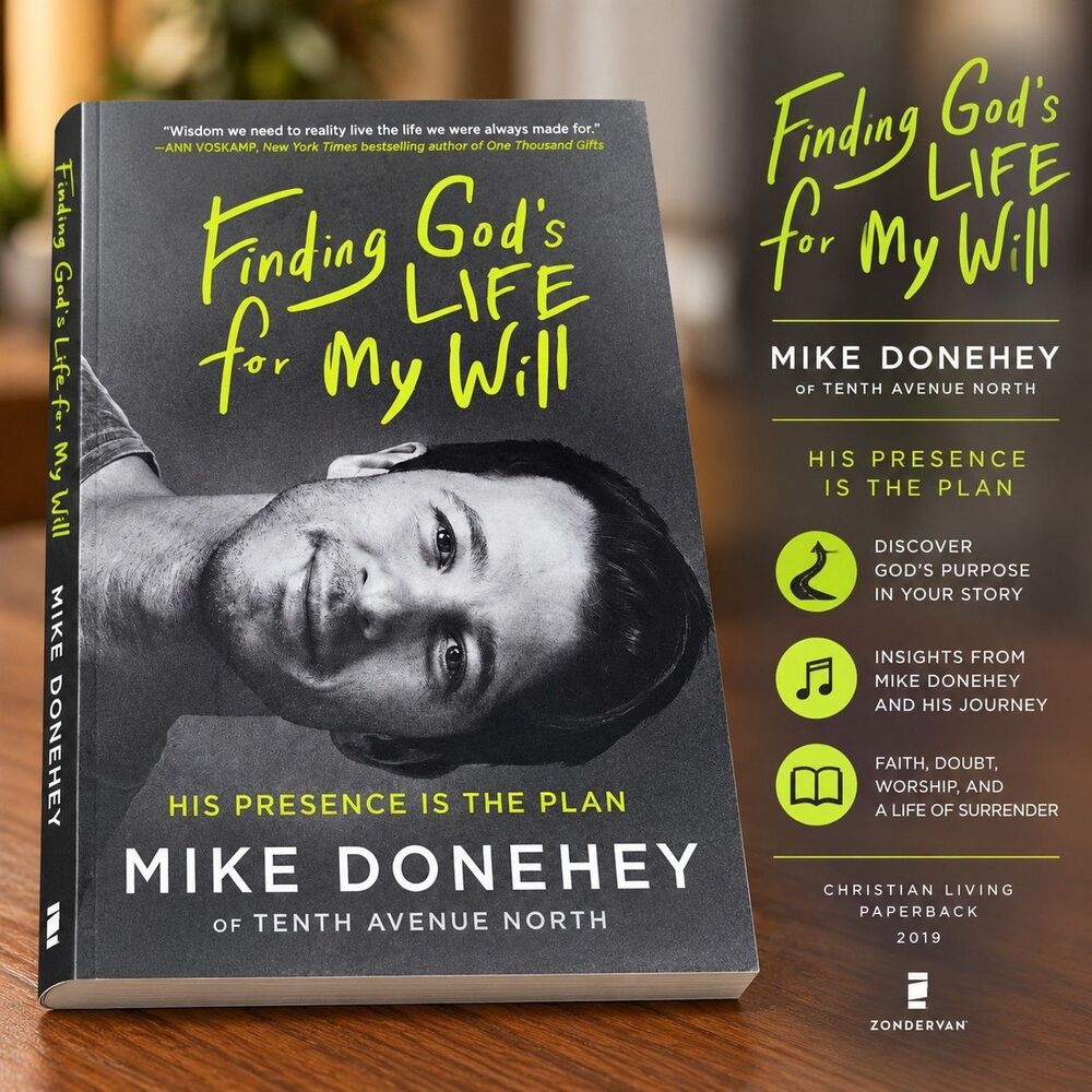 Finding God's Life for My Will Mike Donehey 2019 Christian Paperback Book